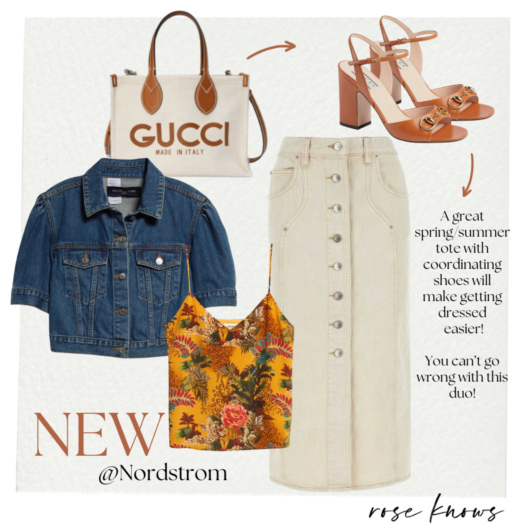 Spring summer outfit! 
Love these Gucci heels, the color goes with everything!

#LTKshoecrush #LTKtravel #LTKover40