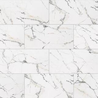 Lockson Mix 16 in. x 32 in. Polished Porcelain Stone Look Floor and Wall Tile (13.56 sq. ft./Case... | The Home Depot