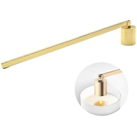 Candle Snuffer Accessory -Gold- for Putting Out Extinguish Candle Wicks Flame Safely（Cylindrical sha | Amazon (US)