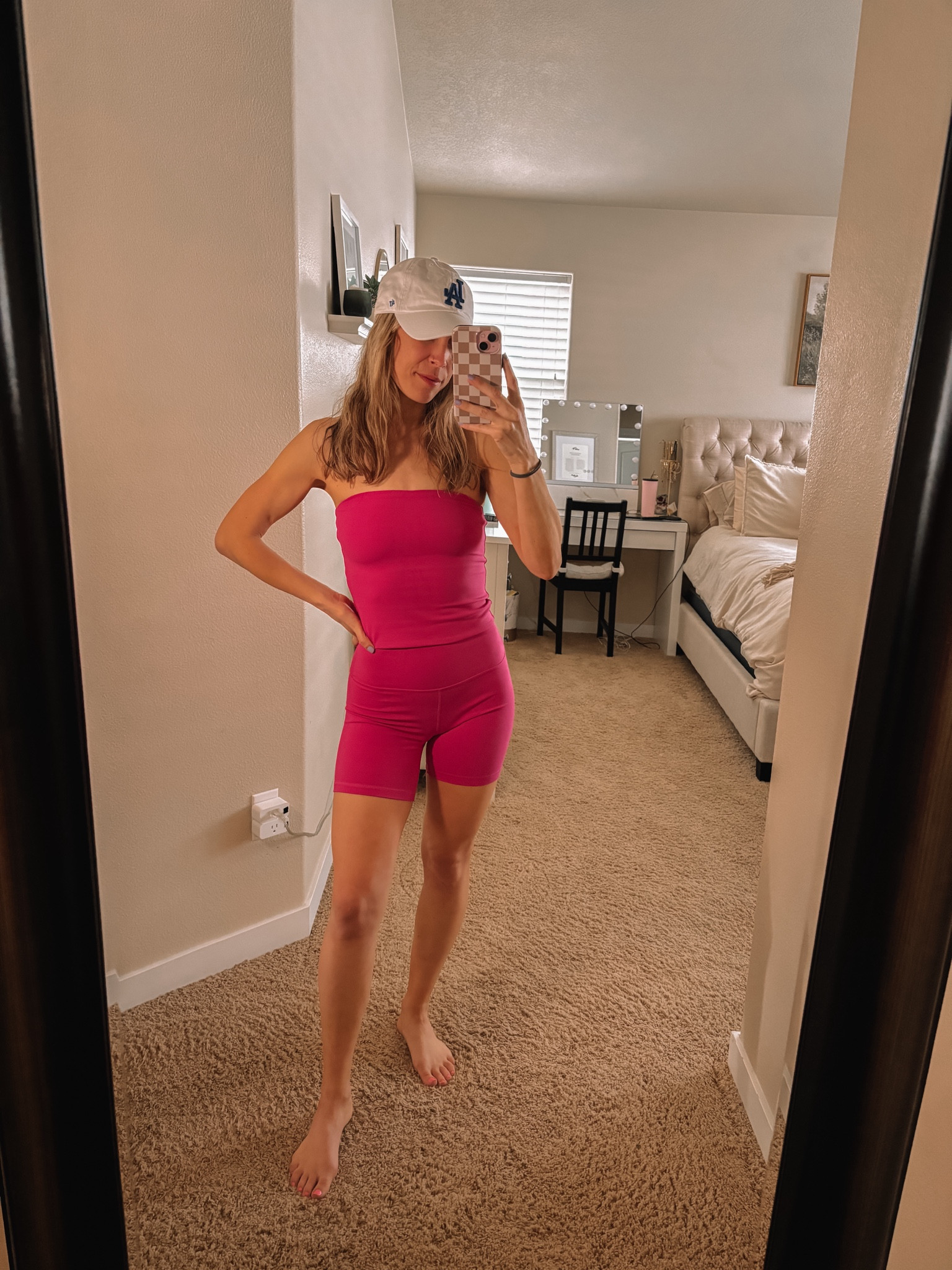Wearing an XS in top and bottoms. Cute athleisure set from Amazon. Crz Yoga brand  

#LTKFitness #LTKFindsUnder50 #LTKActive