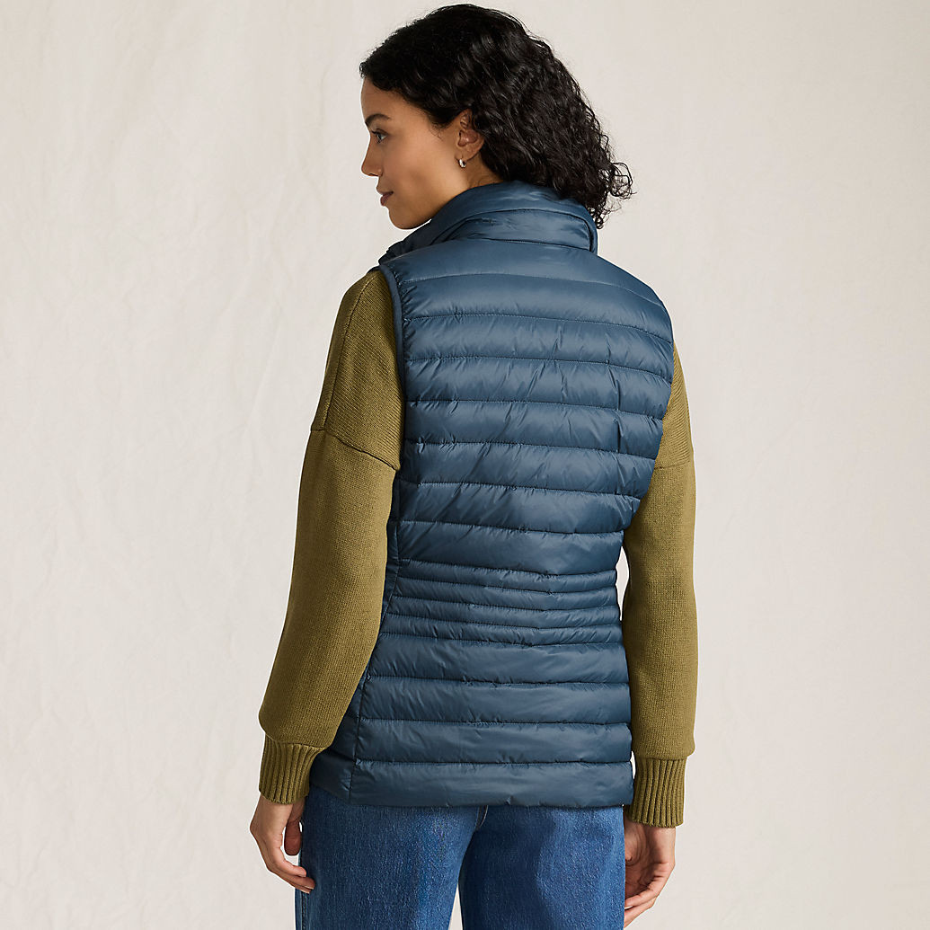 Women's Wanderweight Packable Down Vest | Lands' End (US)