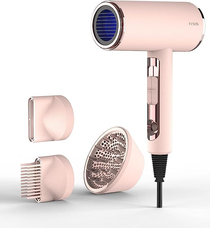 FUNTIN Hair Dryer, Blow Dryer with Diffuser 2023 Updated 1800w, Ionic for Women Curly 4c Thick Ha... | Amazon (US)