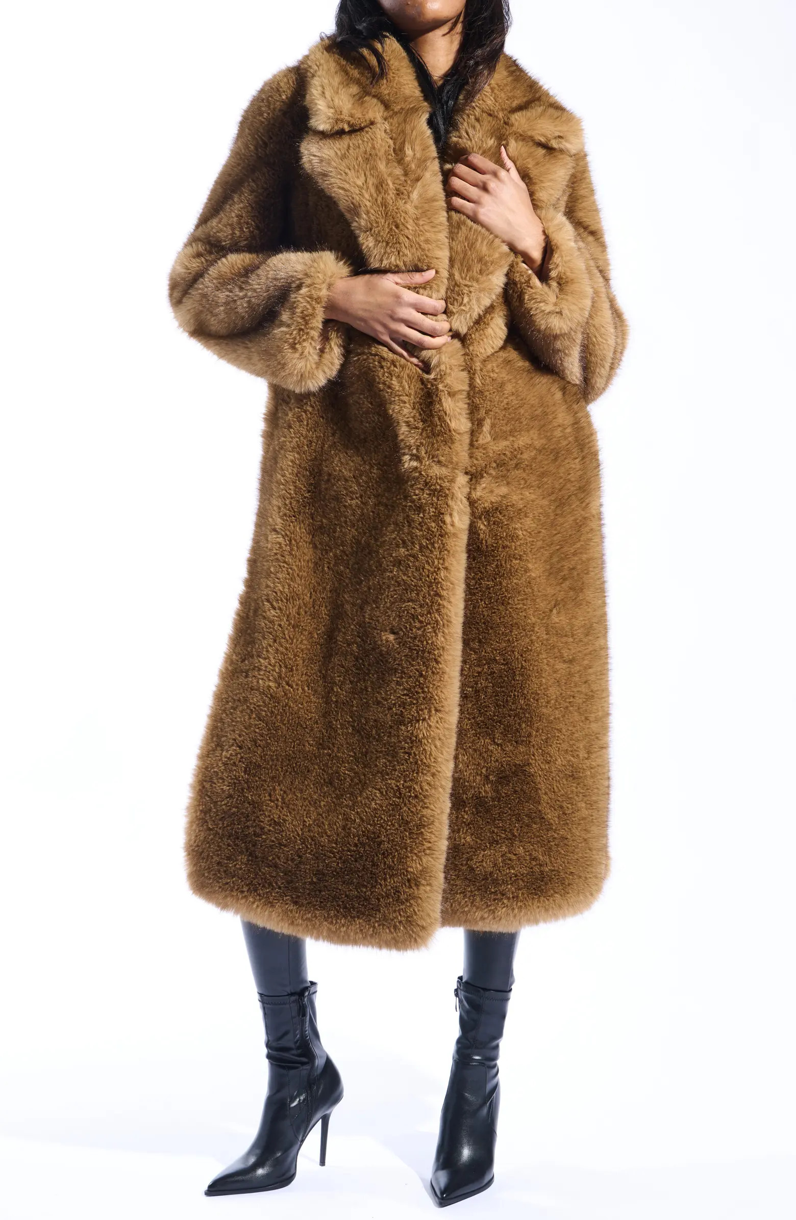 AZALEA WANG Faux Fur Coat | Nordstrom | Nordstrom