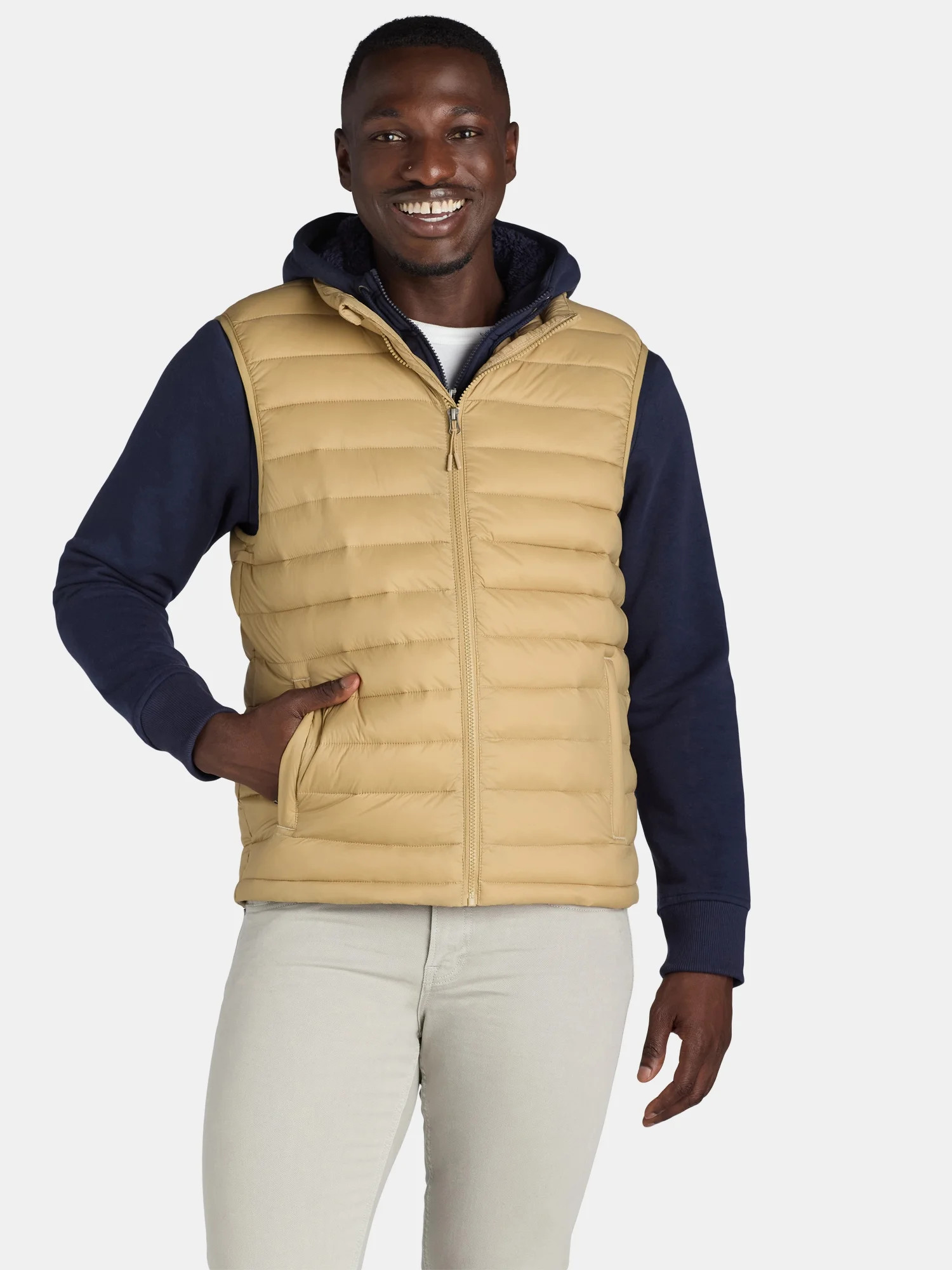 Ozark Trail Men's & Big Men's Puffer Vest, Sizes S-3XL | Walmart (US)