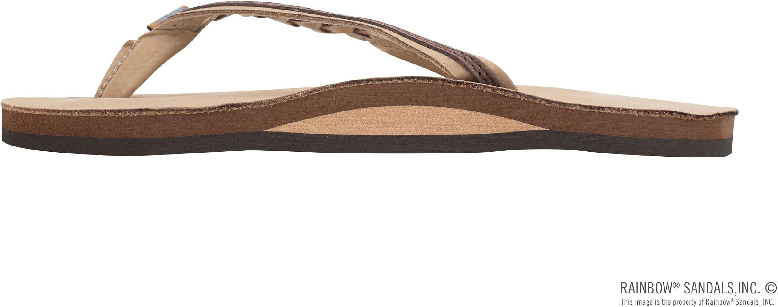 Rainbow Sandals Women’s Flirty Braidy Premier Leather w/Single Braided Strap | Amazon (US)