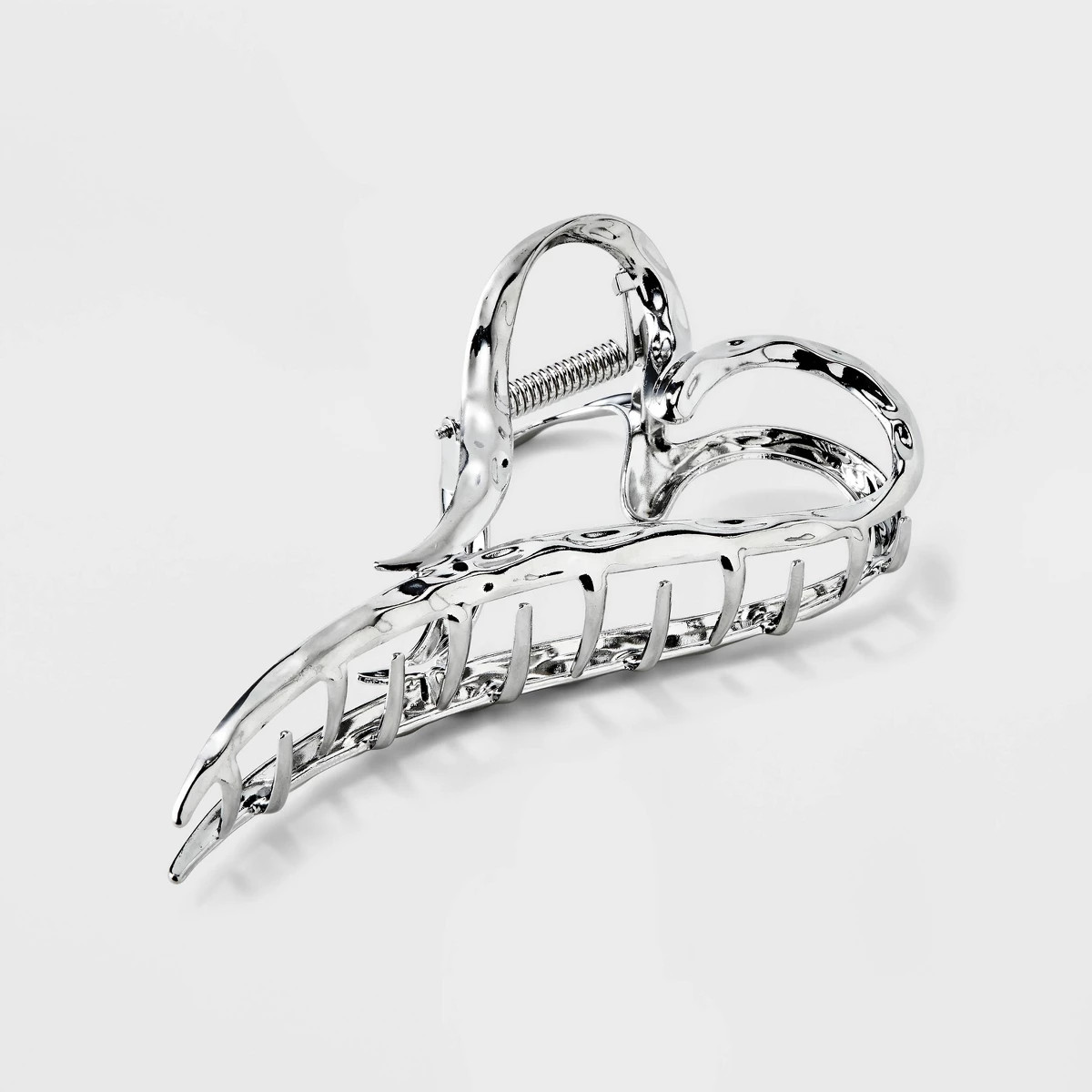 Heart Claw Hair Clip - Wild Fable™ Silver | Target