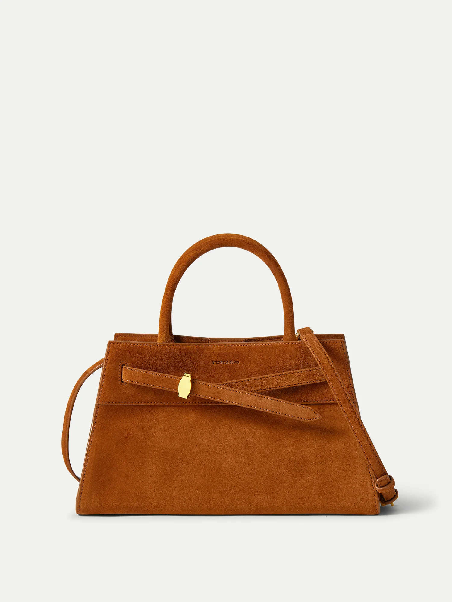 Veronica Beard Suede Dash Bag in Tobacco Brown | Veronica Beard | Veronica Beard