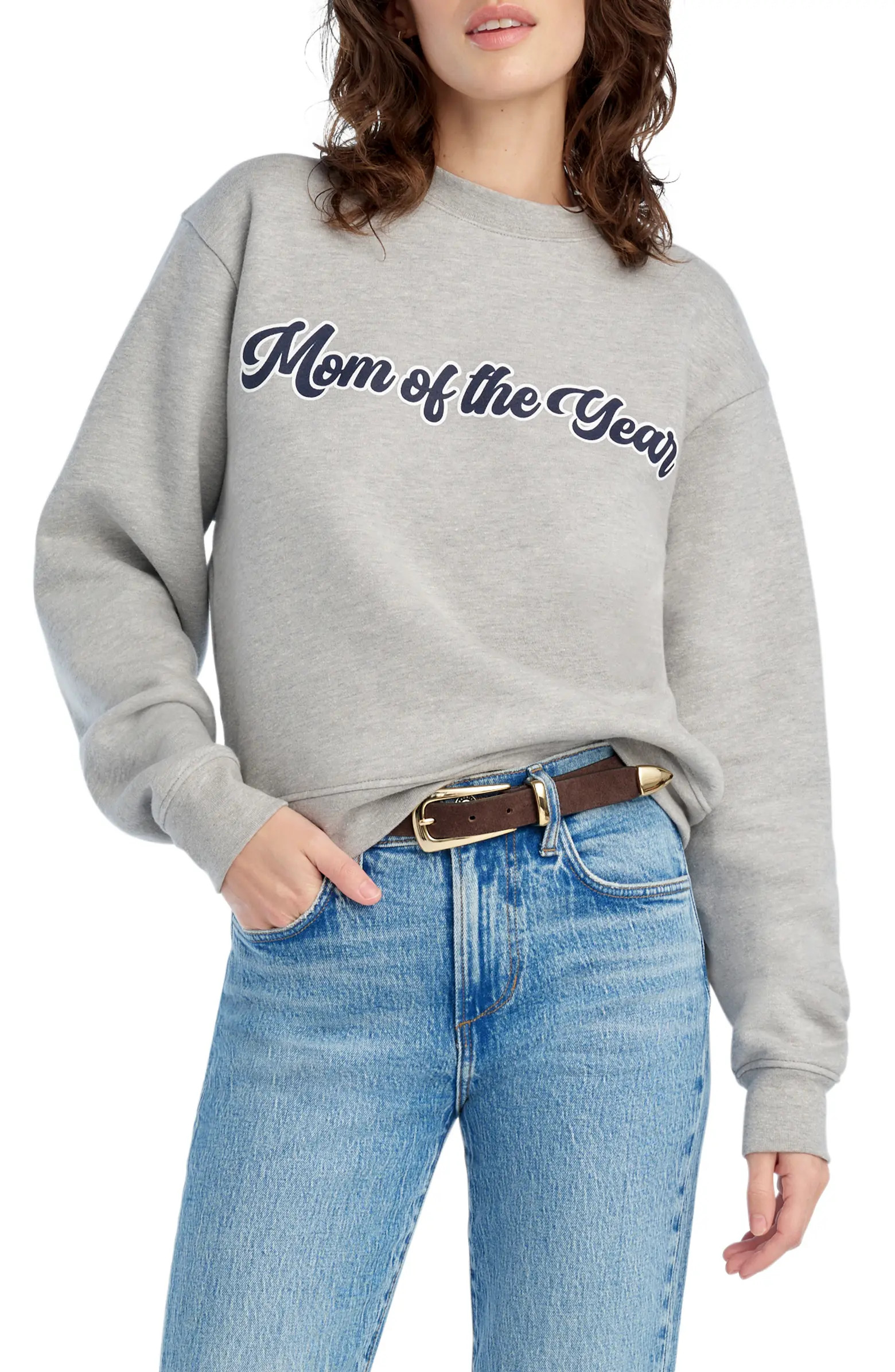 The Varsity Mom of the Year French Terry Graphic Sweatshirt | Nordstrom