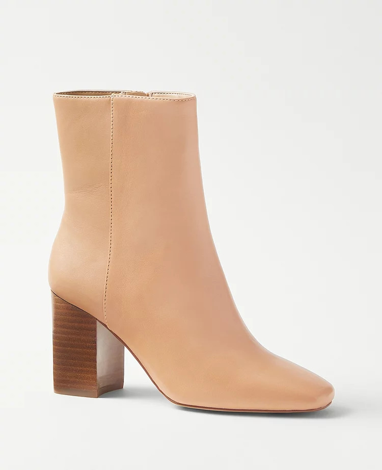 North Leather Booties | Ann Taylor (US)