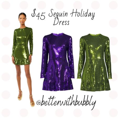 $45 Holiday Sequin Dress 

#LTKHoliday #LTKSeasonal #LTKunder50
