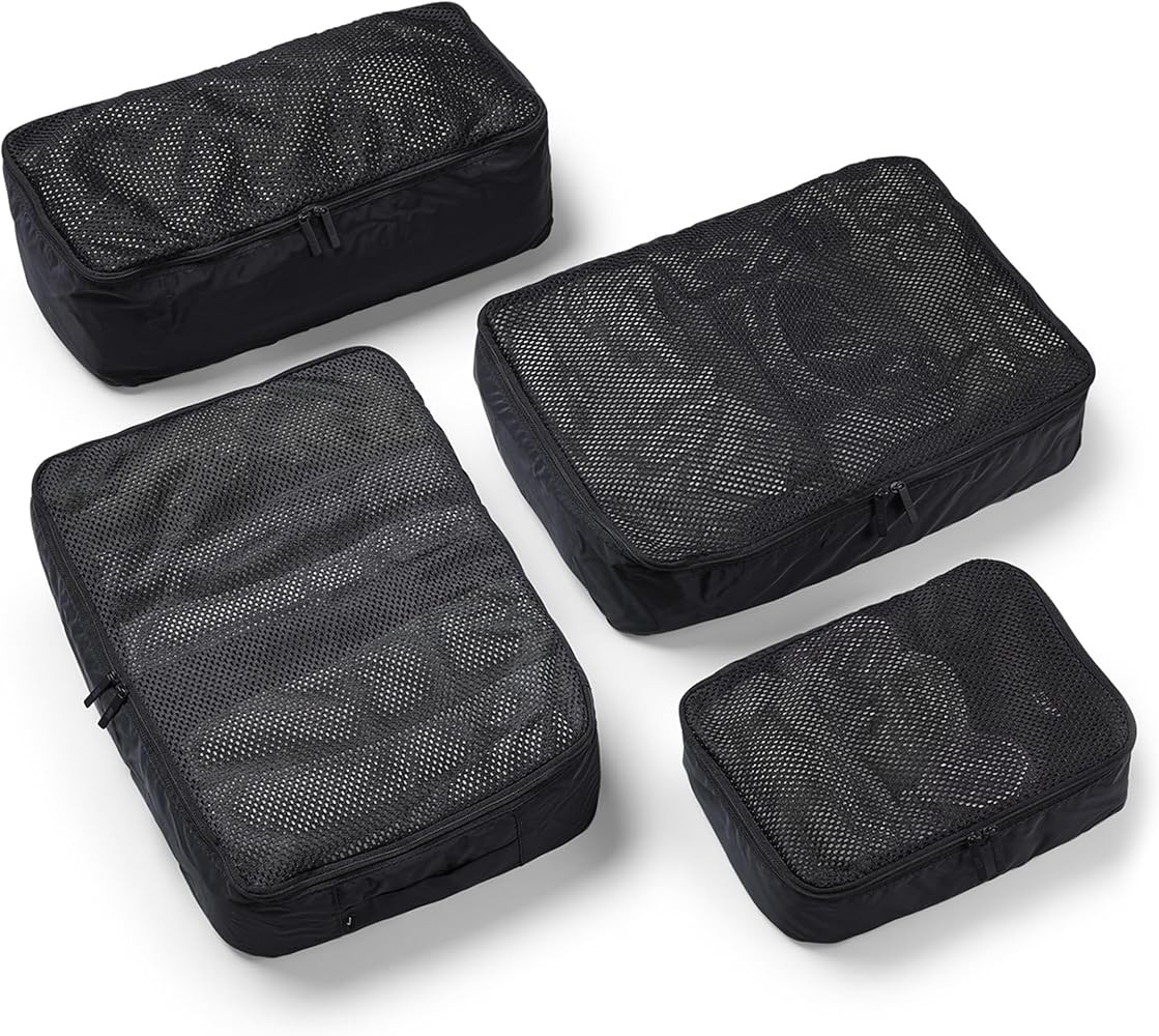 Packing Cells - 4 Set Packing Cubes Luggage Organizer Bags (S, M, 2 x L), Must-Have Suitcase Orga... | Amazon (US)