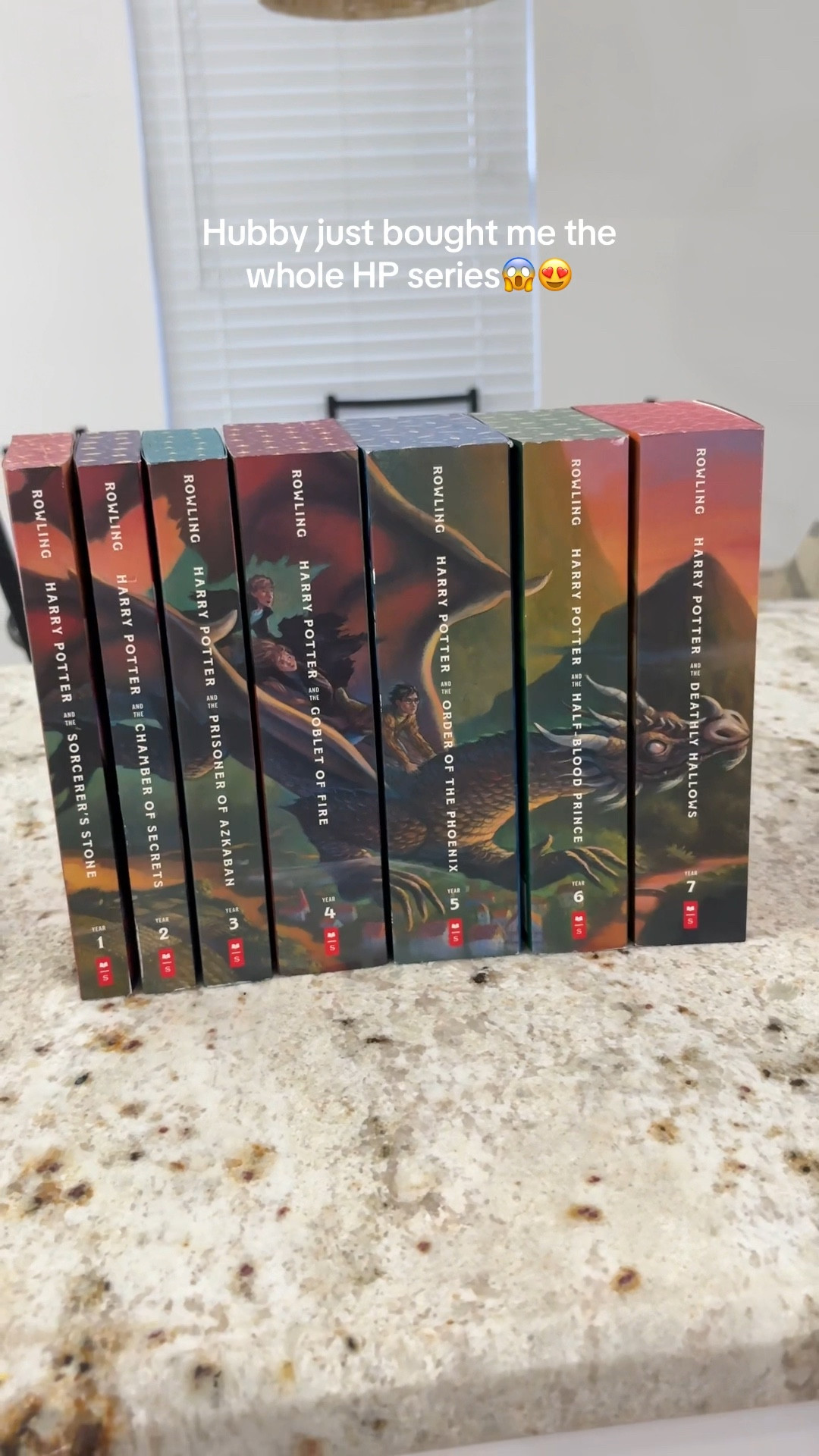 I love him so much🥰 I’ve never read the series but have always wanted to since I’m a huge fan of the movies, extra excited for fall & winter now🫶🏻 #booktok #bookish #harrypotter #husband #surprise 

#LTKSaleAlert #LTKSeasonal #LTKHome