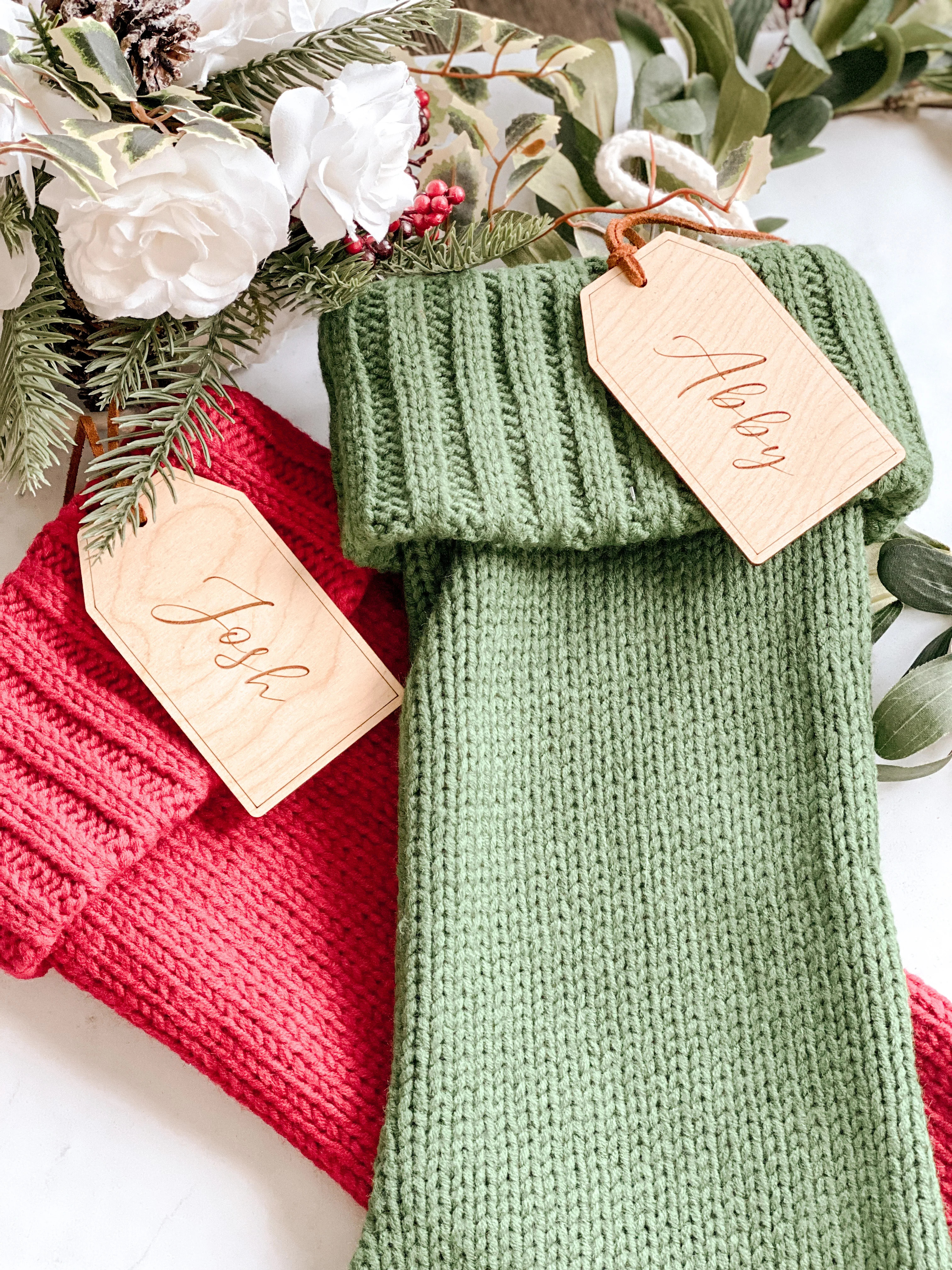 Custom Stocking Tag | Home Bound Custom Decor