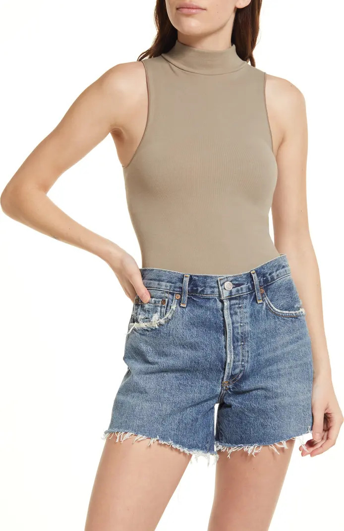 Mock Neck Seamless Bodysuit | Nordstrom Rack