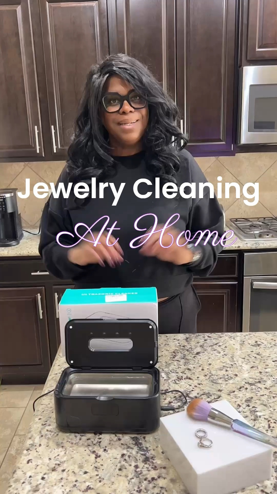 Cleaning jewelry at home is easy with this ultrasonic jewelry cleaner.

Cleans jewelry, glasses, small makeup brushes and even dentures.



#LTKBeauty #LTKgrwm #LTKselfcare
