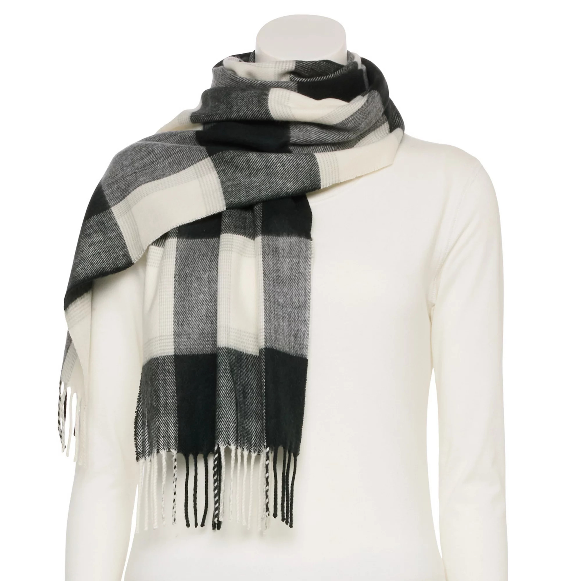 Softer Than Cashmere Cozy Knit Scarf | Kohl's