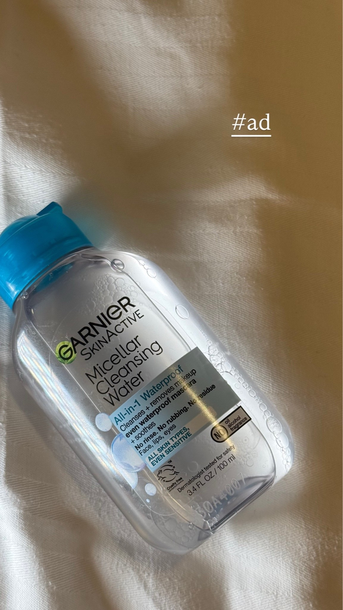 #GarnierPartner #ad My favorite way to remove my makeup at the end of the day is micellar water! I brought this travel size on vacation! It removes EVERYTHING every time. Pick up the all-in-1 waterproof micellar cleansing water from @garnierusa at @target! #makeupremover #targetpartner