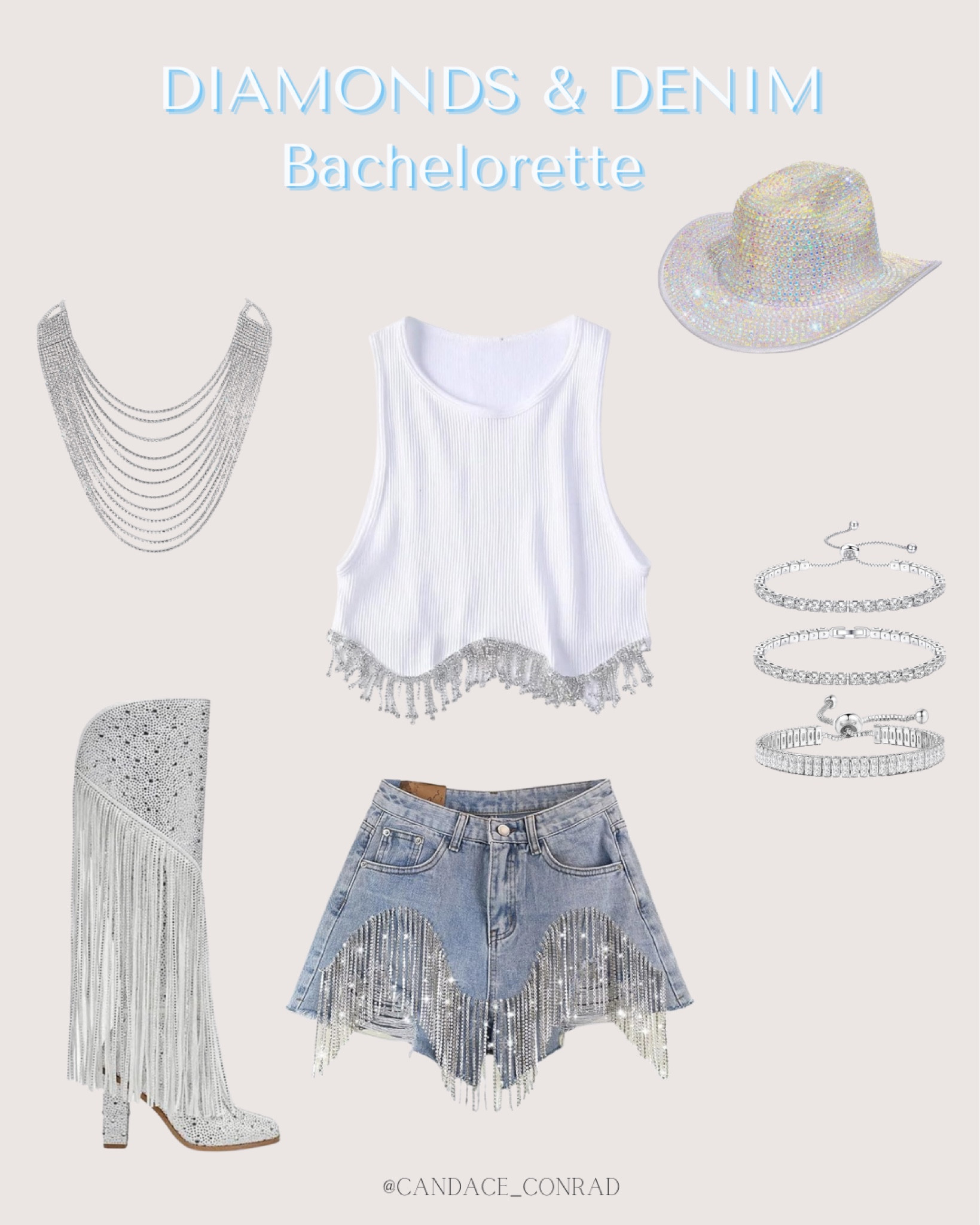 Diamonds & Denim 
Bachelorette looks from Amazon
 
#DenimandDiamonds #BacheloretteParty 

#LTKfindsunder100 #LTKSeasonal #LTKstyletip
