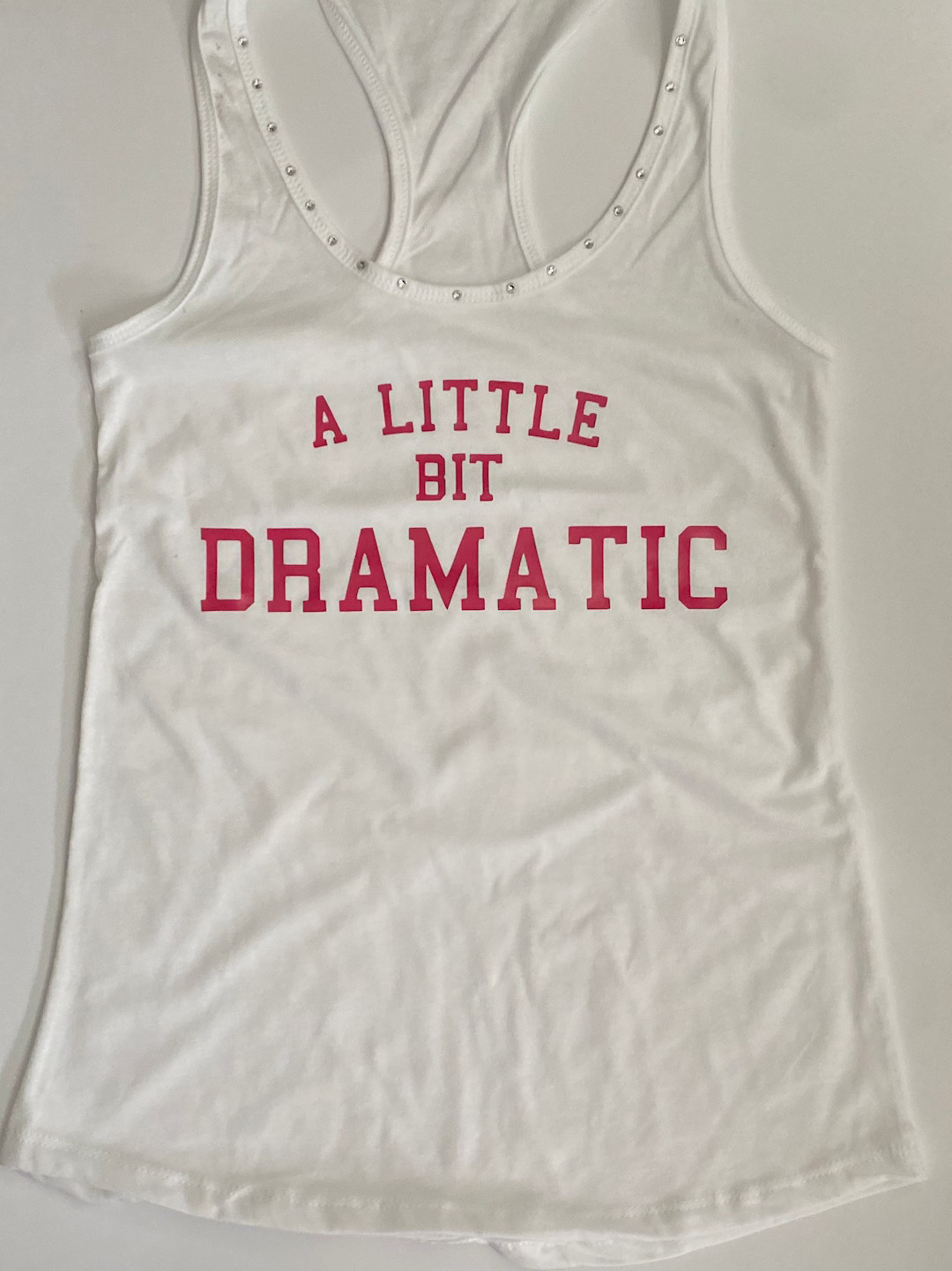 Women’s Regina George Costume A Little Bit Dramatic Girls shirt Costume Tank Top rhinestones To... | Etsy (US)