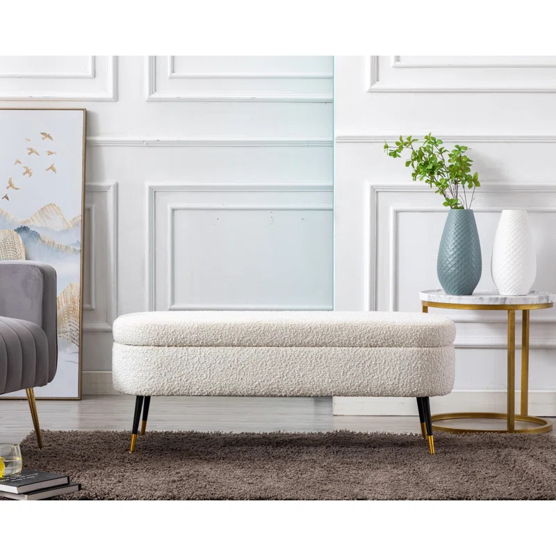 Kadarrius Upholstered Shoe Storage Bench | Wayfair North America