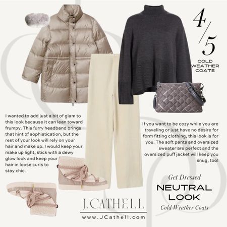 These knit pants and turtleneck look so cozy, I could get snowed in with these looks. The boots are so warm and so good looking, 

#LTKstyletip #LTKCyberweek #LTKshoecrush