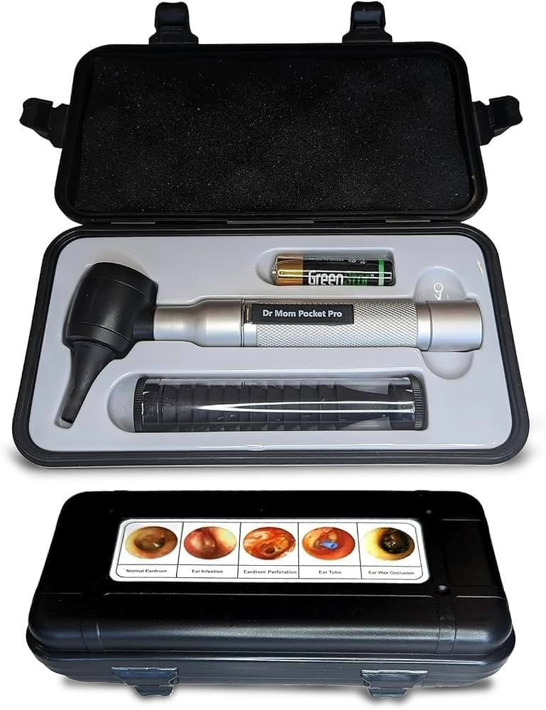 4th Generation Doctor Mom LED Pocket Pro Otoscope with Both Adult and Pediatric Disposable Specul... | Amazon (US)