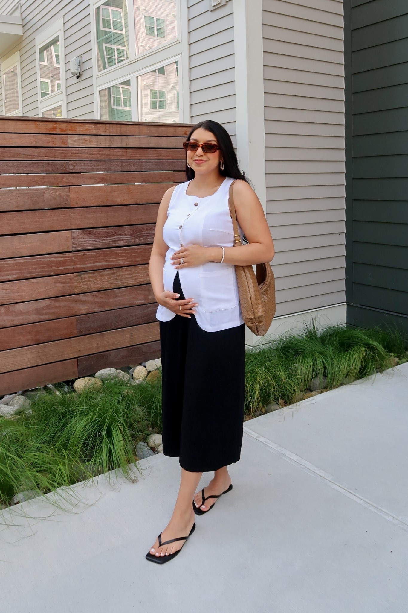 Summer Linen Bump Friendly Outfit 

#LTKBump #LTKFindsUnder100 #LTKFindsUnder50