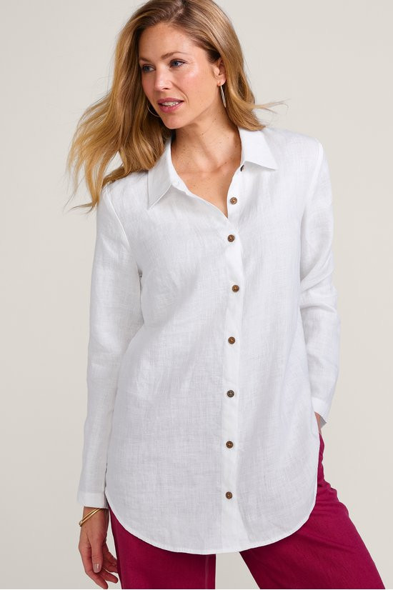 Outer Banks Linen Big Shirt | Soft Surroundings