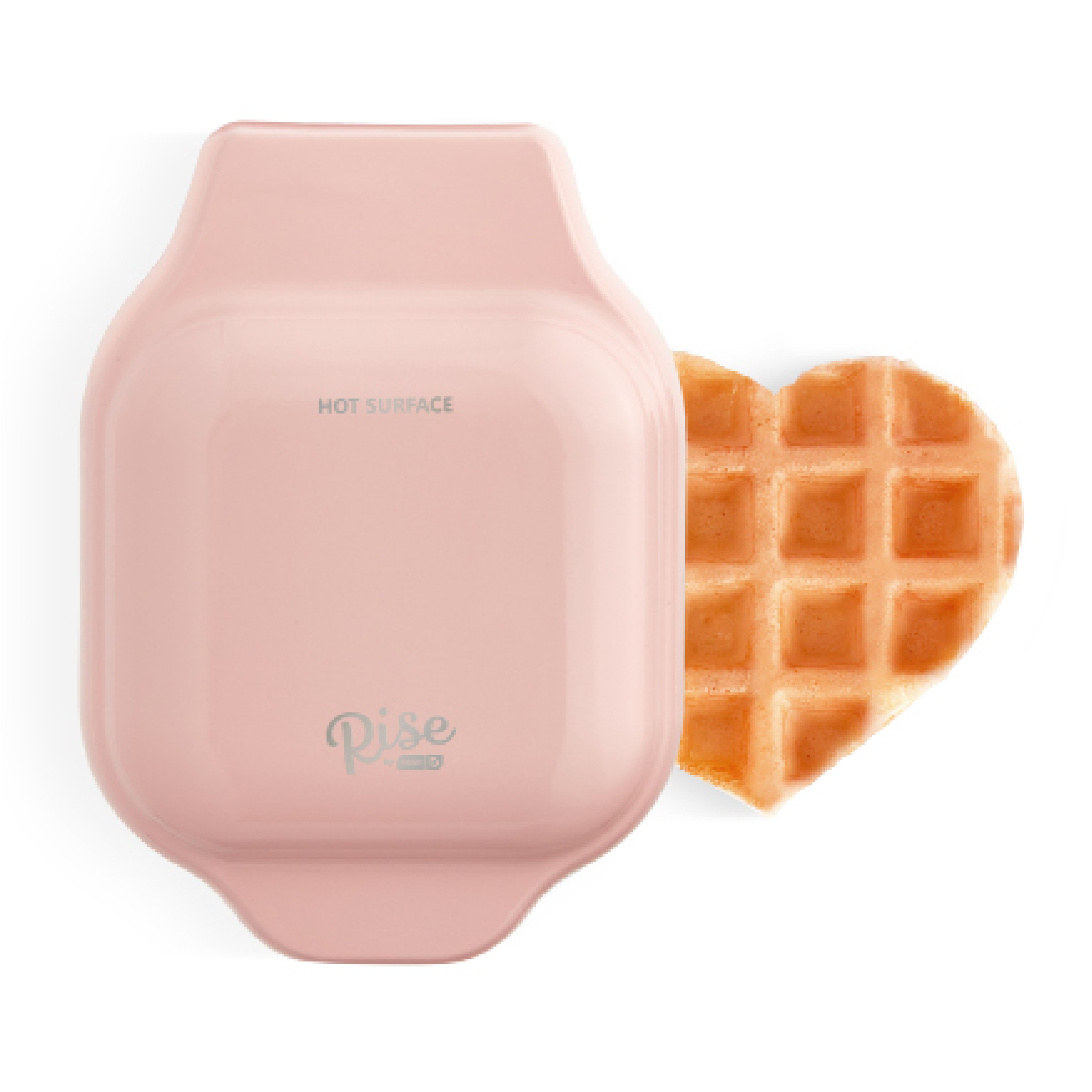Rise By Dash Heart Mini Maker for Individual Waffles, Hash Browns, Keto Chaffles, Non-Stick, 4 In... | Walmart (US)