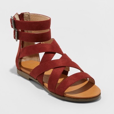 Women's Rosalee Microsuede Gladiator Sandals - Universal Thread™ | Target