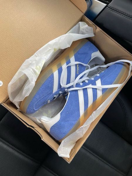 My blue adidas gazelles are back in stock!!! Size down 1/2 I’m usually a true 7M and get a 6.5. Only instance I wouldn’t size down is if you have a super wide foot  

#LTKShoeCrush