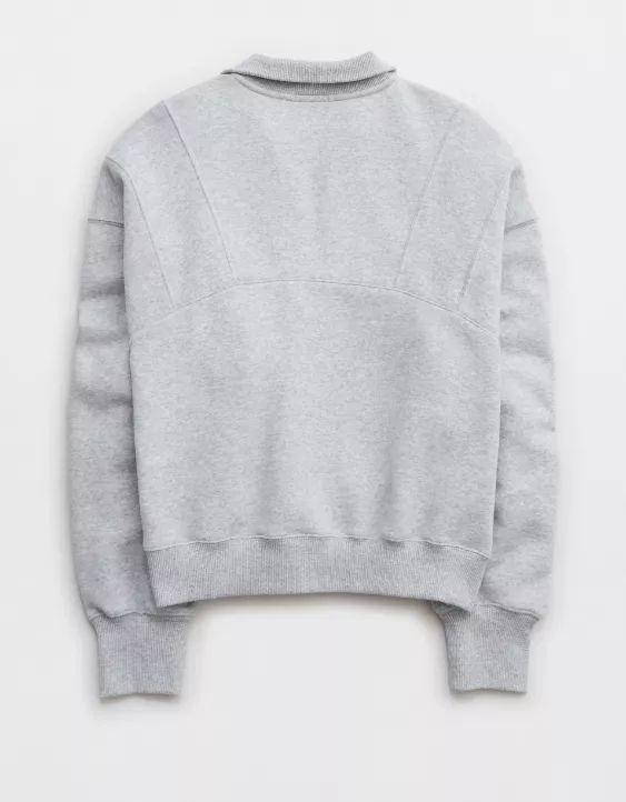 OFFLINE By Aerie Cloud Fleece Quarter Zip Sweatshirt | Aerie