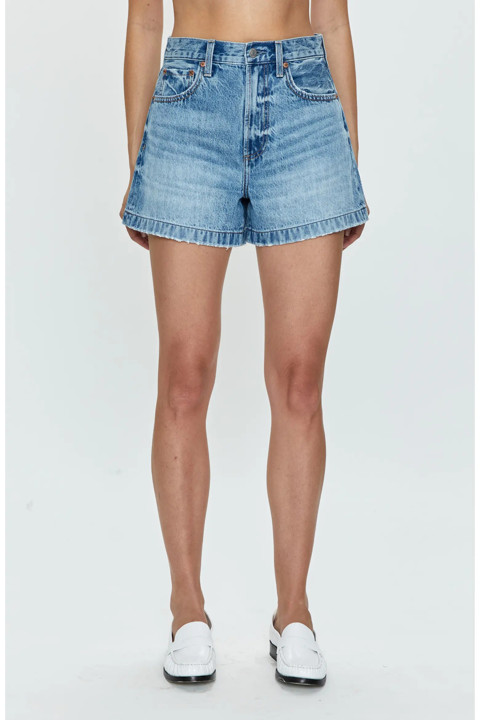 Pistola Saige High Waist Denim Shorts (Women) | Nordstrom | Nordstrom