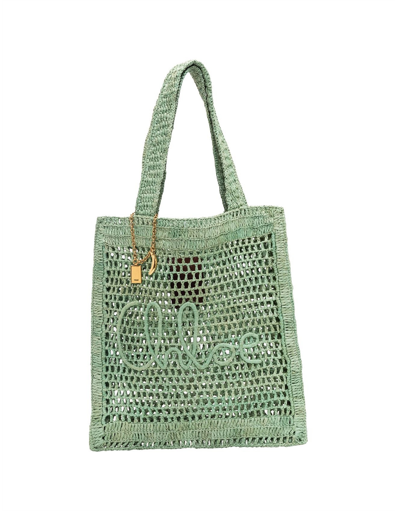 Summer Banana Raffia Tote Bag Summery Beige | David Jones (Australia & New Zealand)