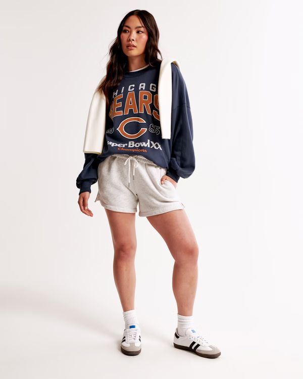 Women's Chicago Bears LuxeLoft V-Neck Sweater | Women's New Arrivals | Abercrombie.com | Abercrombie & Fitch (US)