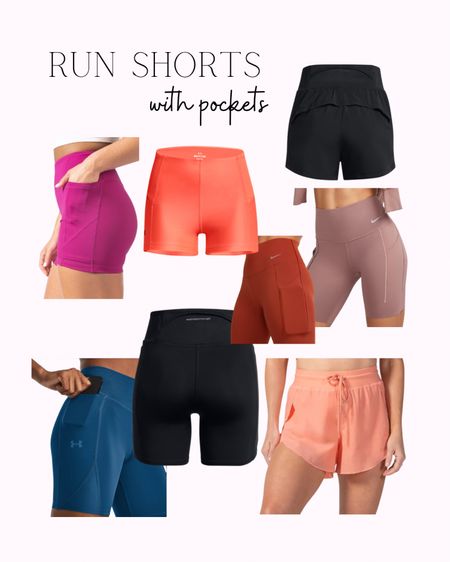 More running shorts ✌🏼 I need those pockets for marathon training: most of these fit the iPhone pro max! Plus gels and keys 😉 

#LTKstyletip #LTKfindsunder50 #LTKfitness