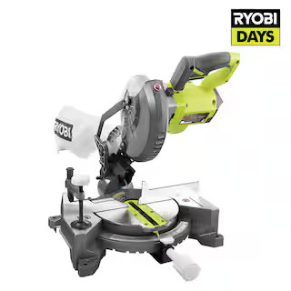 RYOBI ONE+ 18V Cordless 7-1/4 in. Compound Miter Saw (Tool Only) P553 - The Home Depot | The Home Depot