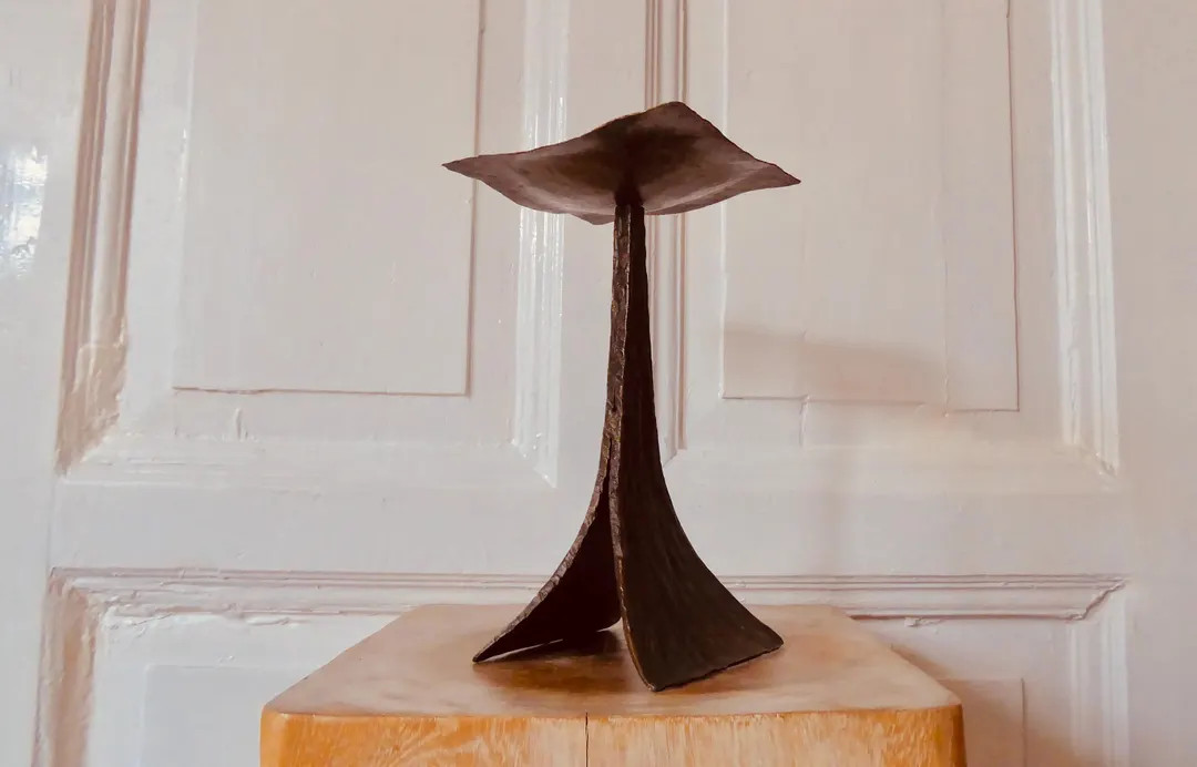 Brutalist Candlestick Candle Holder Bronze Handmade Brutalism Vintage Object - Etsy | Etsy (US)