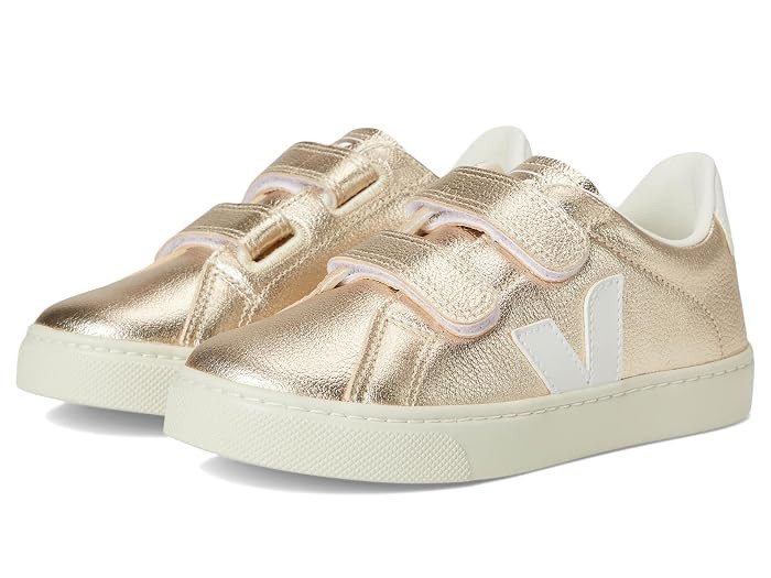 VEJA Kids Small Esplar Chromefree (Little Kid/Big Kid) Kid's Shoes Extra White/Pekin/Emeraude : Unisex EU 30 (US 12.5 Little Kid) M, Leather | Zappos.com