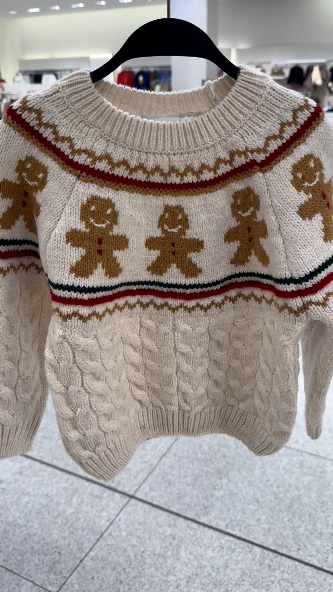 Love this gingerbread sweater! 🥹

#LTKBaby #LTKKids #LTKHoliday