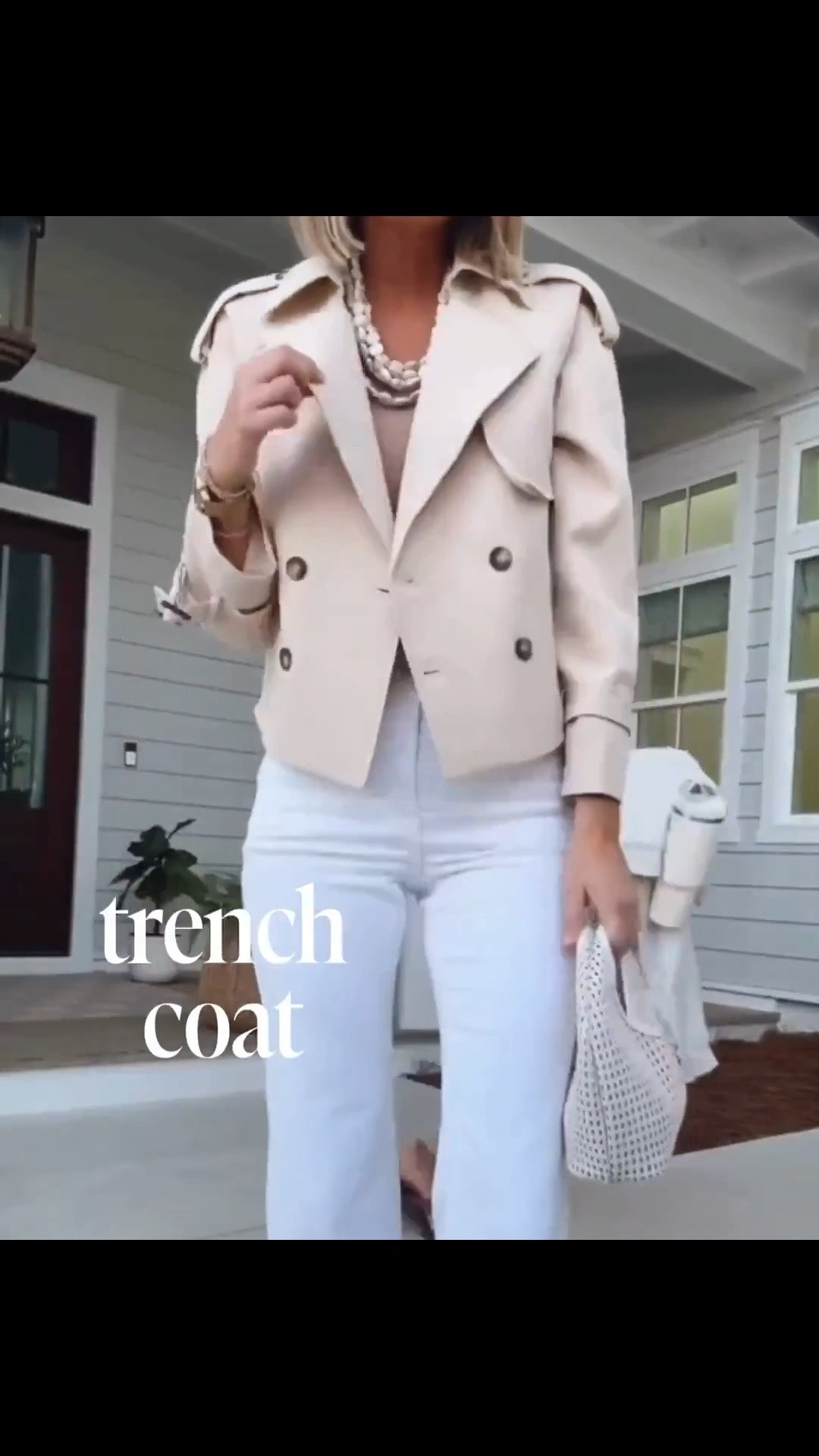 Cropped trenchcoat that will transition well into fall 🙌🏻🙌🏻

#LTKdayinmylife #LTKSeasonal #LTKootd