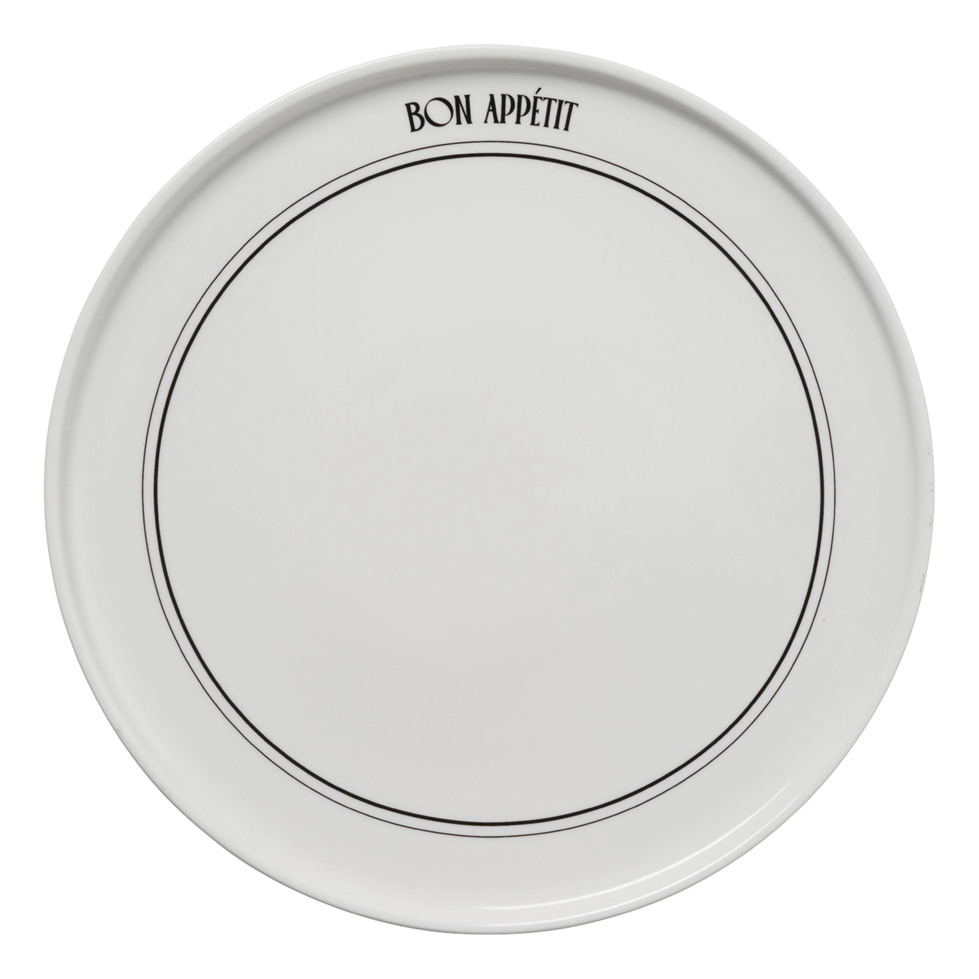 Black Bon Appetit Plate | In The Roundhouse