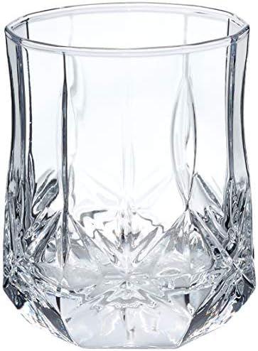 Amazon Basics Briercrest Old Fashioned Cocktail Glass Drinkware Set - Set of 6, 9-Ounce | Amazon (US)