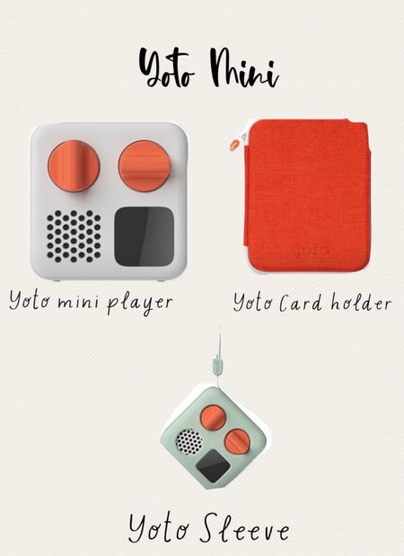 Yoto mini player, Yoto mini sleeve and Yoto card holder. T

#LTKGiftGuide #LTKkids #LTKbaby