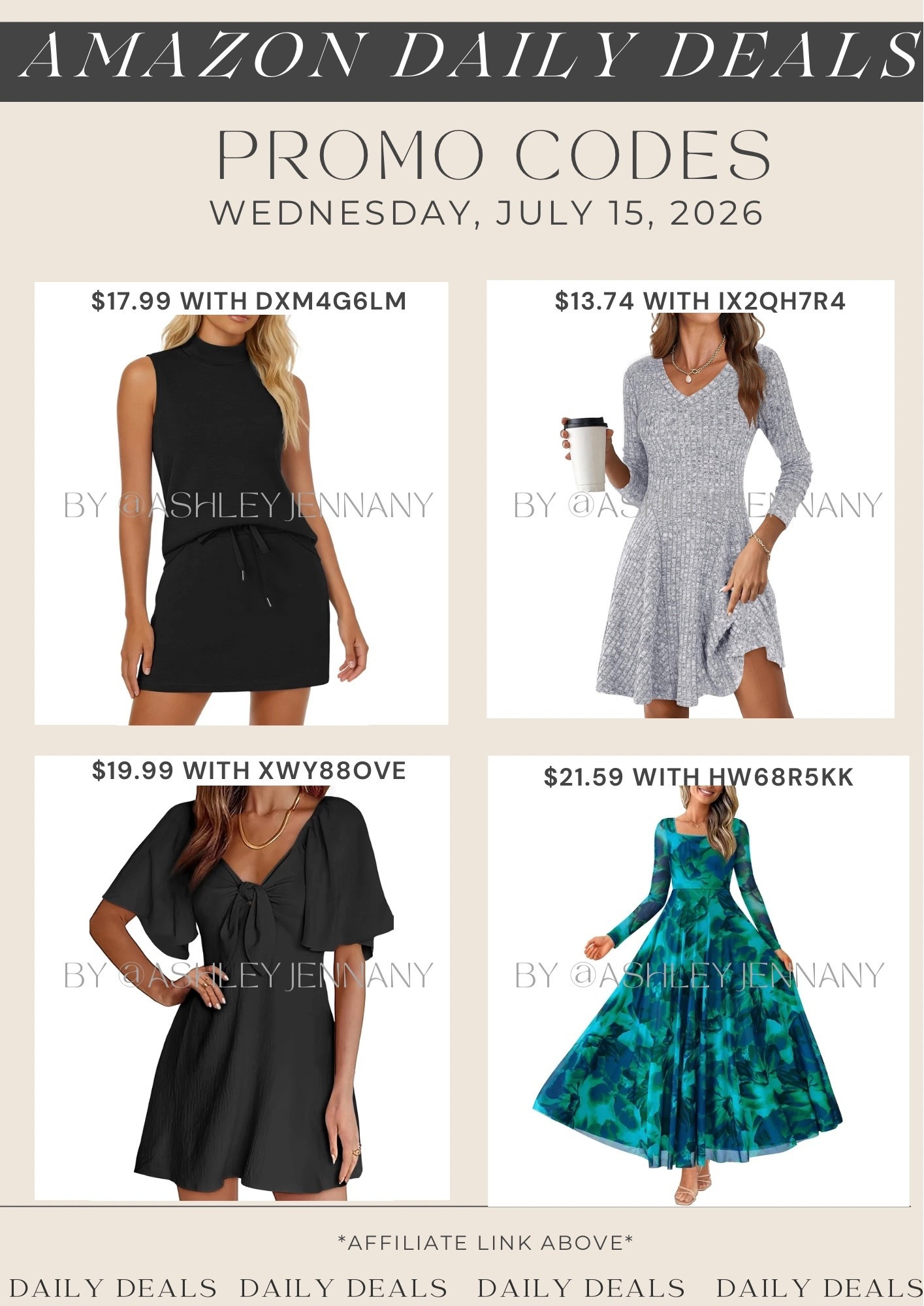 Amazon deals

#LTKSaleAlert #LTKMidsize #LTKootd