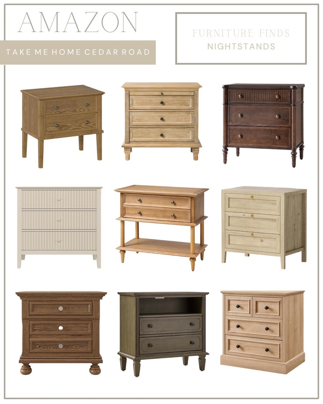 Loving all of these nightstand finds on Amazon!  So many are solid wood too.

Nightstand, bedroom, wood nightstand 

#LTKHome #LTKSaleAlert