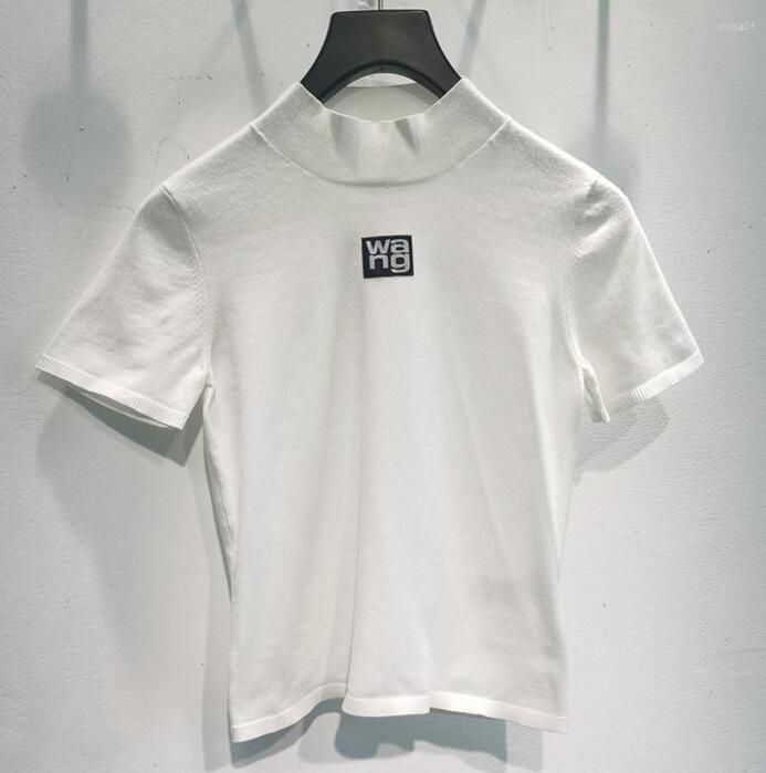 New Fashion Clothing Women T shirt Top Vest Dress Alex-ander -Wang Letter Washed T shirts du pe | DHGate
