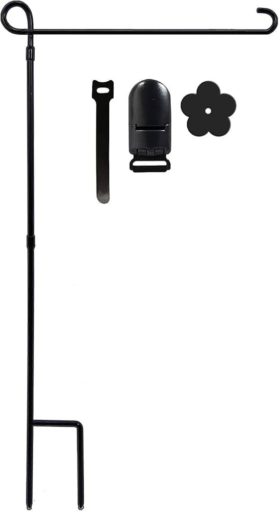 YEAHOME Garden Flag Holder Stand, Premium Yard Flag Holder Weather-Proof Metal Powder-Coated Flag... | Amazon (US)