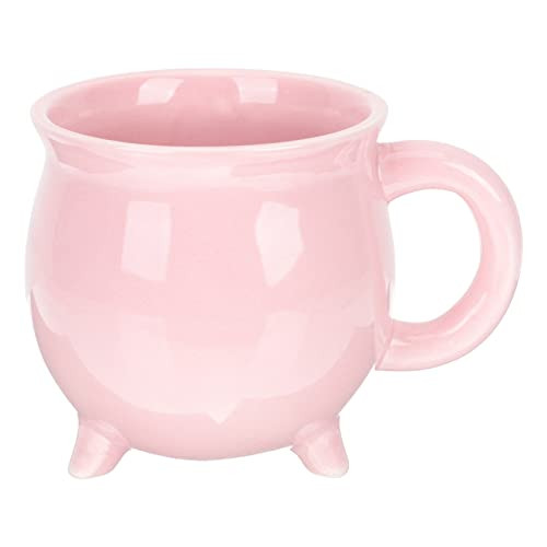 Pink Cauldron Mug Coffee Ceramic Cauldron Halloween Decor, 450ml Halloween Coffee Mug for Halloween Theme Party Favor, Novelty Coffee Mug Cup ( Pink ) | Amazon (US)