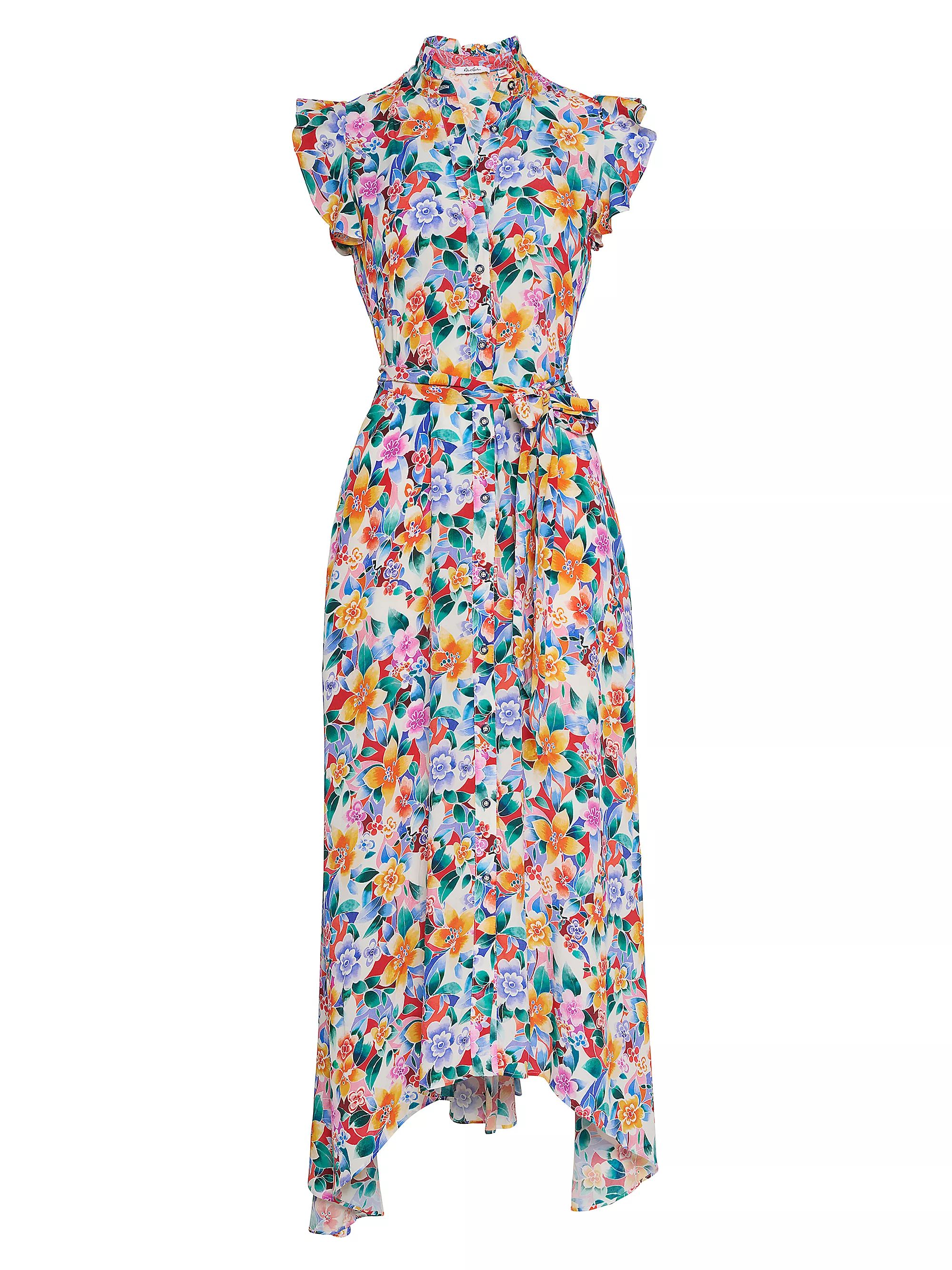 Robert GrahamSadie Silk-Blend Floral Maxi Dress | Saks Fifth Avenue